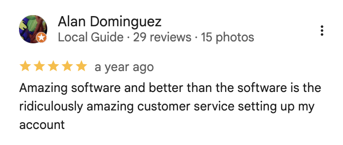 iCans customer review screenshot 35 from Google or Facebook