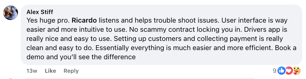 iCans customer review screenshot 7 from Google or Facebook