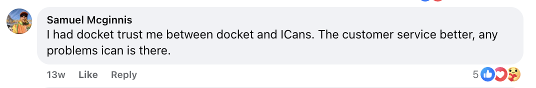 iCans customer review screenshot 9 from Google or Facebook