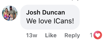 iCans customer review screenshot 12 from Google or Facebook
