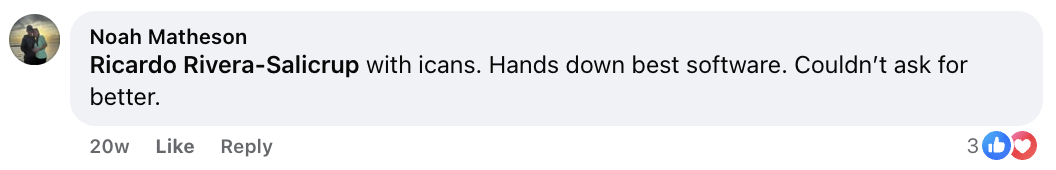 iCans customer review screenshot 17 from Google or Facebook