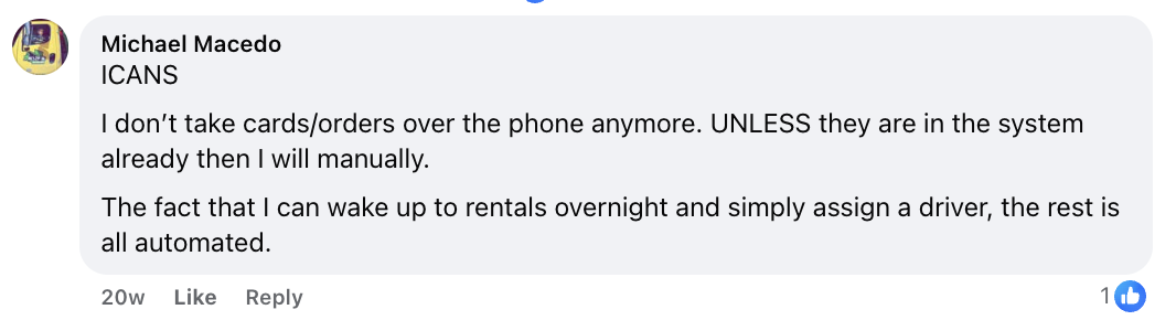 iCans customer review screenshot 18 from Google or Facebook